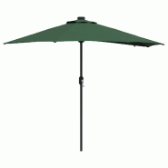 VidaXL Parasol de jardin Vert 294 x 150 x 223 cm Polyester et Acier Modèle Solis Prime - 42003260