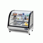 Vitrine réfrigérée vitre bombée 110L ATOSA