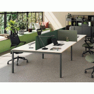 Bureau open space bench 4 personnes Atao 4 - fabriqué en France - garantie 10 ans Bureau open space bench 4 personnes Atao 4 - fabriqué en France - garantie 10 ans