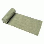 Chemin de table Fluffy vert sauvage 30cm x 3m