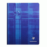Clairefontaine Lot de 5 Cahier Metric 17x22, 192p./96 feuilles 90 g/m² brochure dos toilé, Séyès - 3329680697414
