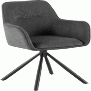 CLP Chaise de salle à manger Tipton Cord Gris - gris textile 327414 CLP Chaise de salle à manger Tipton Cord Gris - gris textile 327414