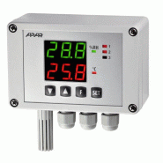 Contrôleur de température numérique AR247 APLISENS avec capteur intégré ou sonde externe RS485 3 sorties relais/SSR