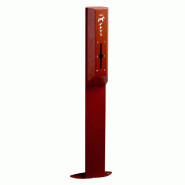 Distributeur /pied 200 sacs arkea canin sans serrure - effet corten Distributeur /pied 200 sacs arkea canin sans serrure - effet corten