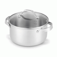 Faitout Cicla avec couvercle en verre 20 cm en acier inoxydable recyclé - Argent Rond Inox Beka 26x cm - argenté inox 3458160004906 Faitout Cicla avec couvercle en verre 20 cm en acier inoxydable recyclé - Argent Rond Inox Beka 26x cm - argenté inox 3458160004906