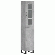 Helloshop26 - Buffet bahut commode armoire meuble de rangement organisateur cuisine salle de séjour salon haut 34,5 x 34 x 180 cm 02_0034320 - 300021_0