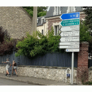 Panneaux directionnels dos ouvert