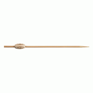 Pique billes Bambou gravées couleur naturelle 12cm - par 4000