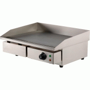 Plancha pro électrique surface lisse 3kw 550*470 - P7455.1075
