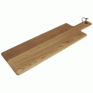 Planche moyenne carrée en chêne 400x155x15mm manche 110mm | Olympia - GM309