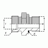 Raccords à bague - Mâle métrique - FUMMT00612 - Tube 6mm - Filetage 14X150 - M 12X150