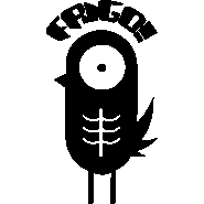 Sticker frigo l'oiseau gourmand frigo