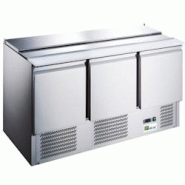 A.C.L - Saladette 3 portes - 368 L - avec portes- finitions inox - inox 3701647305714 A.C.L - Saladette 3 portes - 368 L - avec portes- finitions inox - inox 3701647305714