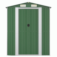 Abri de jardin Vert 192x689x223 cm Acier galvanisé Modèle Atlas Core - 8720845581930