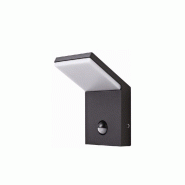 Beneito & Faure Applique murale LED IP54 9W avec capteur noir 2200K/2700K/3000K avec détecteur de luminosité et de présence - noir 8436590212011