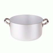 Casserole haute Pentole Agnelli ø 50 aluminium 2 poignées inox - aluminium 8007441016982