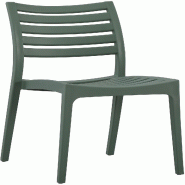 CLP Chaise de jardin Arkon Plastique HBT: 82x46x58 cm Olive - vert 328405