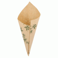 Cornet en papier ingraissable Feel Green 70g 20x14cm - par 2000