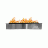 Divina Fire Cheminée Électrique Avec Brûleur À Vapeur D'Eau 3D App Intégré 75 Pro-Line - gris 8056157808817
