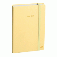 Quo Vadis - Agenda année scolaire - 2026-2027 - Universitaire Color - Semainier Planning - Multilingue - Pastel - Beige - août à août - 10x15 cm -
