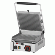 RM GASTRO Gril de contact électrique nervuré, plaque supérieure nervurée 26x24 230 V REDFOX - PS 2010 R - REDFOX - 0615402831581