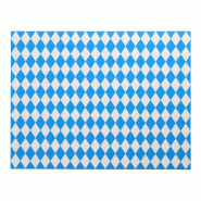 Sets de table, papier 30 cm x 40 cm "Bavarois bleu" (1000 unités) PAPSTAR - bleu papier 89766