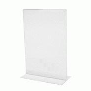 Sigel Présentoir de table Acrylic, vertical, pour A4, transparent - 4004360981630