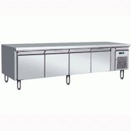 Soubassement réfrigéré 4 portes GN 1/1 - 420 L | L2230 x P700 x H650 mm | L2g - U-GN4100TN