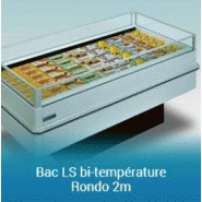 Bac bi-température rondo 1,5/2m