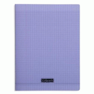 Calligraphe Lot de 4 Cahier Ligne 8000 24x32, 192p./96 feuilles 90 g/m² piquées, couv. PP violet, Séyès - 3210330183978