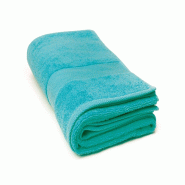 Excelsa drap de douche Spa coton 100x150 cm bleu - bleu textile 46991