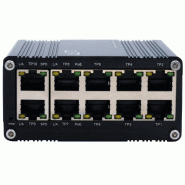 EXSYS EX-62025PoE Switch Ethernet industriel 10 ports PoE, non géré_0