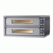 Four à sole commandes électromécaniques 2x9 pizzas ø30 iDeck Moretti Forni