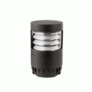 Gea Luce Ges2370 Borne Led Orientable 180° Cct 3000K/4000K/5000K Ip65 Aluminium Gris Anthracite Traitement C4 - Gealuce - gris GES2370