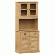 Helloshop26 - Buffet bahut commode armoire meuble de rangement organisateur cuisine salle de séjour salon haut 78 x 40 x 175 cm bois 02_0035658 - 300 Helloshop26 - Buffet bahut commode armoire meuble de rangement organisateur cuisine salle de séjour salon haut 78 x 40 x 175 cm bois 02_0035658 - 300