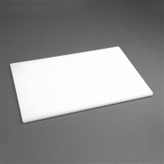 Planche à découper standard basse densité Hygiplas - Blanc Planche à découper standard basse densité Hygiplas - Blanc
