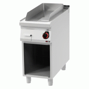 RM GASTRO Plaque de cuisson 31x65 électrique lisse avec soubassement 400 V REDFOX - FTH 90/40 E - REDFOX - 0615402788366