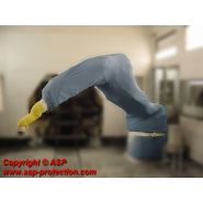 Tyso - protection pour robot industriel - asp - confectionnée en tissu non tissé base pe