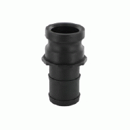 Adaptateur à cames Type E - Douille annelée sans collerette - Polypro - YCEDAPP080 - DN 80 - 76 MM_0