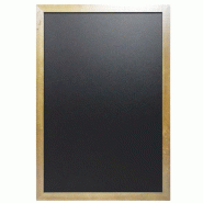 Ardoise menu murale - cadre bois - petit format - 630x430 mm - 2 kg - fabrication française_0