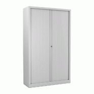 Armoire rideau gris clair Haute L.1200 mm Armoire rideau gris clair Haute L.1200 mm