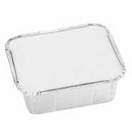 Barquette aluminium 610 ml + couvercle en carton par 2100 pièces JORIDEAL - 3519400999298