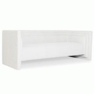 Canapé moderne 3 places style cubique Fredonia Tissu Gris - beige 3327480073902_0