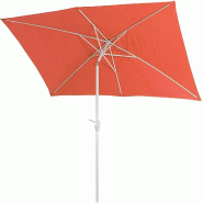 Décoshop26 - Parasol de jardin 2x3m rectangulaire inclinable polyester/aluminium 4,5kg terracotta 04_0003896 - aluminium 3000536332696