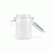 ECOLOMIQUE - 12 Pcs - Mini bocal en verre avec joint silicone bleu foncé 200 ml Diam: 6,9 cm 6,9 x 12 cm - ECO210BOKA200 - transparent verre ECO210BO ECOLOMIQUE - 12 Pcs - Mini bocal en verre avec joint silicone bleu foncé 200 ml Diam: 6,9 cm 6,9 x 12 cm - ECO210BOKA200 - transparent verre ECO210BO