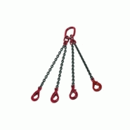 Élingue chasi - 2 ou 4 brins avec crochets sécurité et raccourcisseurs - CMU jusqu'à 7,5 tonnes Élingue chasi - 2 ou 4 brins avec crochets sécurité et raccourcisseurs - CMU jusqu'à 7,5 tonnes