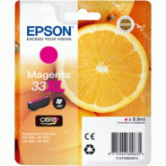 EPSON 33 / Oranges - Cartouche XL d'encre Claria Premium magenta authentique - 8715946600635