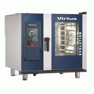 Four mixte gaz à vapeur boiler touches digitales avec 6x gn 1/1 et ... - PAIC0038/FN