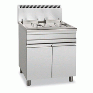 Friteuse gaz sur coffre 17,5 + 17,5 litres MBM