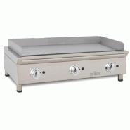 Fry-Top à gaz lisse en ACIER rectifié - L1000 | Arilex - 100FRYGRN